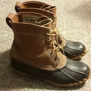 L.L. Bean 8 inch duck boots